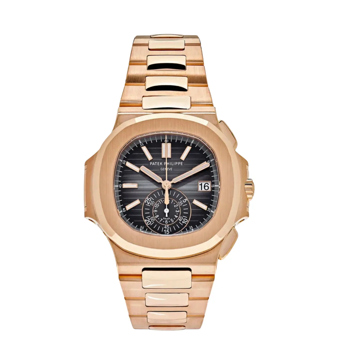 Patek Philippe Nautilus 59801R-001 Chronograph Rose Gold (1) Patek Philippe Nautilus 5980/1R-001 Chronograph Rose Gold