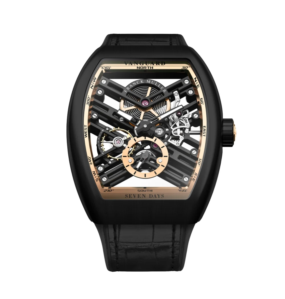 Franck Muller Vanguard Seven Days Skeleton 41 x 49.95 mm Franck Muller Vanguard Seven Days Skeleton 41 x 49.95 mm