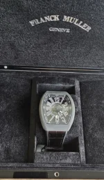 Franck Muller Vanguard Yacht Blue Dial Watch