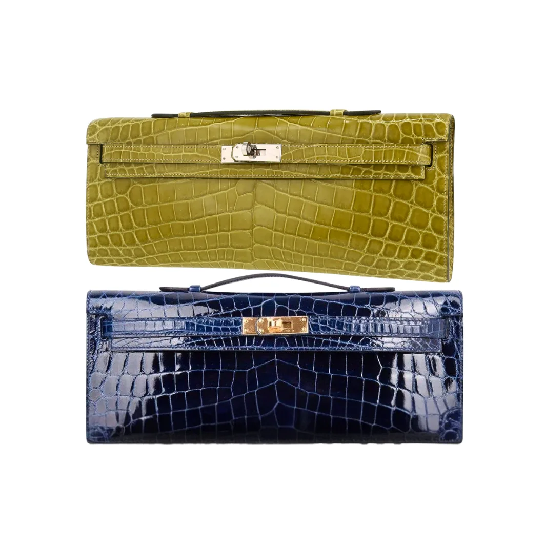 Hermes Kelly Cut Clutch Pouch Niloticus Crocodile Bags (1) Hermes Kelly Cut Clutch Pouch Niloticus Crocodile Bags (1)