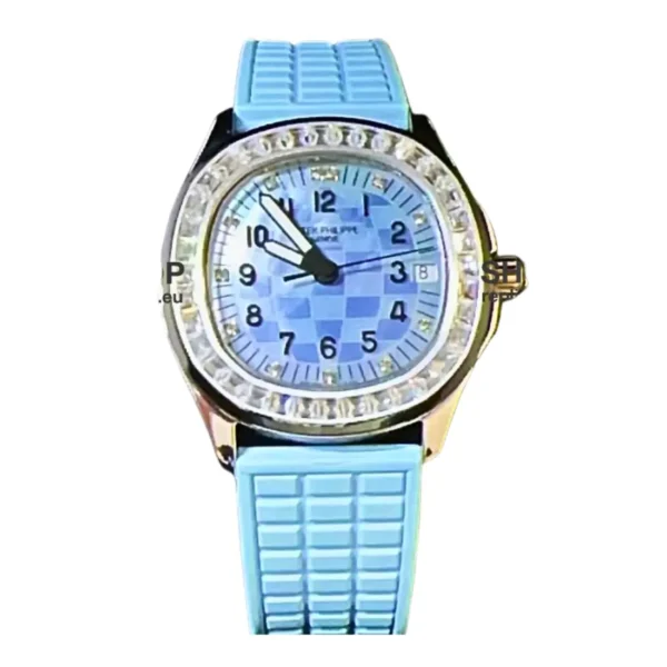 Patek Philippe Super Clone Aquanaut LUCE 5072-001 Automatic in Blue Dial 35MM