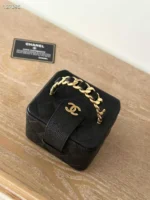 Chanel 1995 Runway Patent Mini Vanity Bag